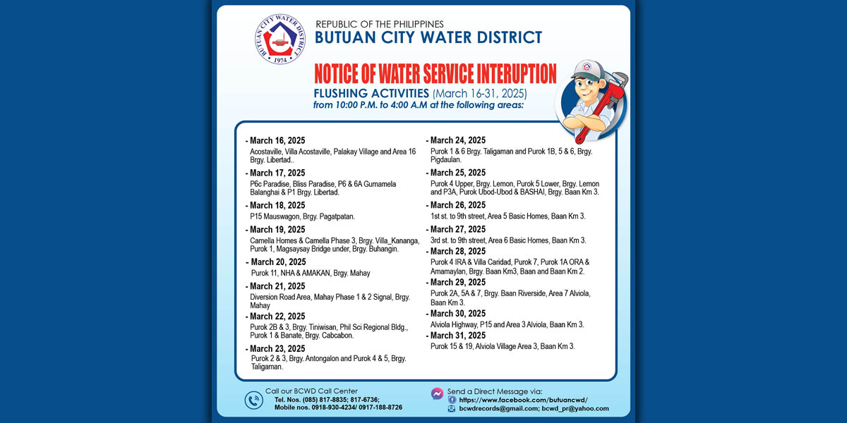 ADVISORY: FLUSHING (March 16 - 31, 2025 | 10:00PM - 4:00AM)