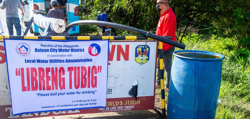 ANNOUNCEMENT BCWD IN COORDINATION WITH LWUA OPENS TEMPORARY ALTERNATIVE WATER SOURCE FOR CONCESSIONAIRES (as of January 4, 2022)