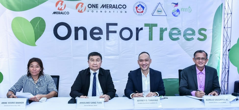 One MERALCO Foundation Partners with Butuan City WD for One For Trees Program